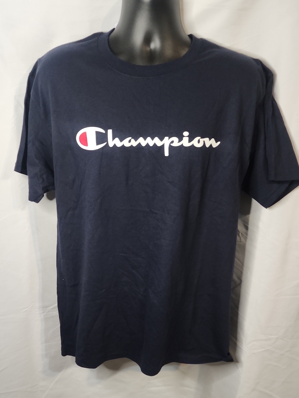 Champion Navy Short Sleeve Classic Graphic Tee Size Large New With Tag